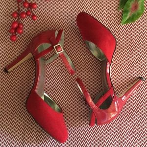 Style & Co. Red Suede Pump